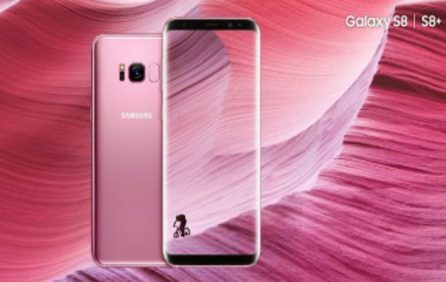 Samsung Galaxy S8 dan S8 Plus edisi rose pink