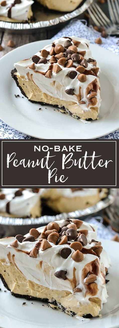 No-Bake Peanut Butter Pie