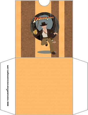 Indiana Jones Free Printable CD Case.