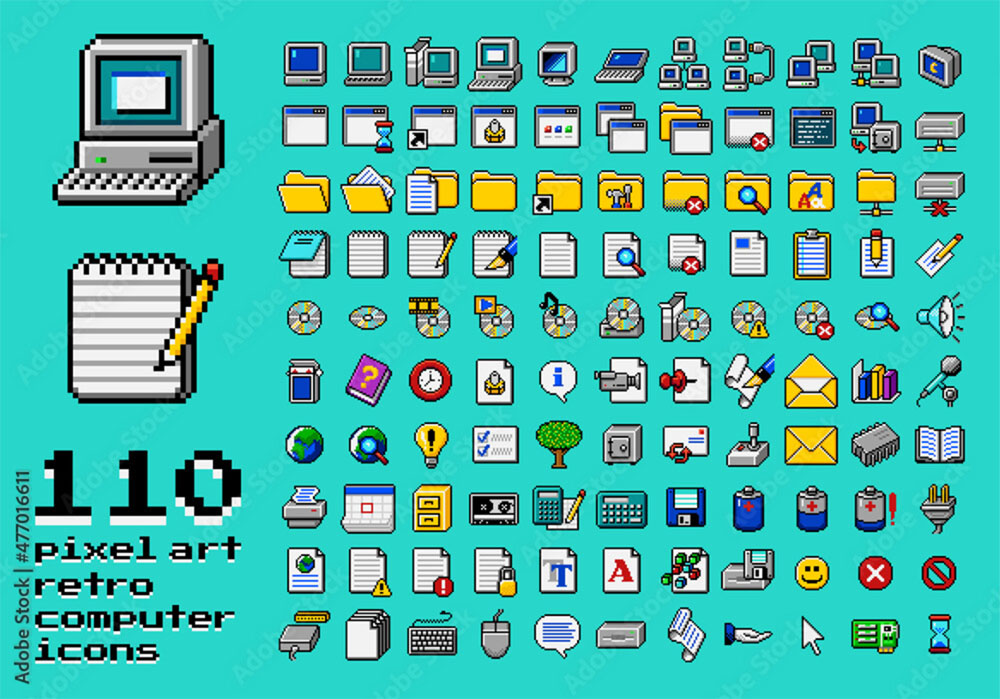 Adobe Stockのすごいドット絵 ピクセルアート 12選