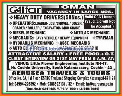 Oman Large job vacancies