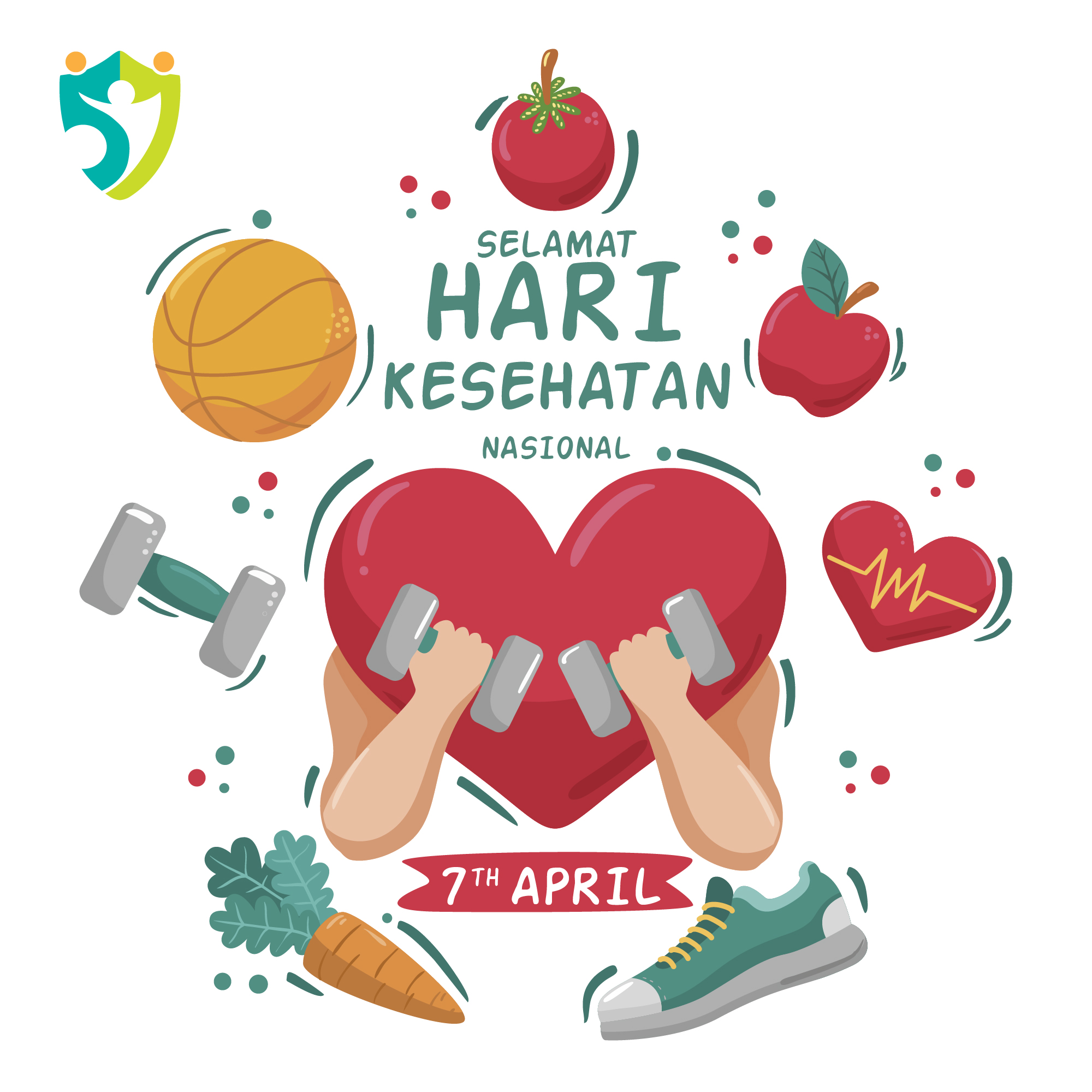 Gambar Ucapan Selamat Hari Kesehatan Nasional - 12 November