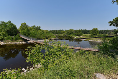 Senkiw Suspension Bridge Manitoba.