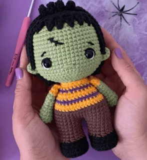 PATRON GRATIS FRANKENSTEIN AMIGURUMI 63607