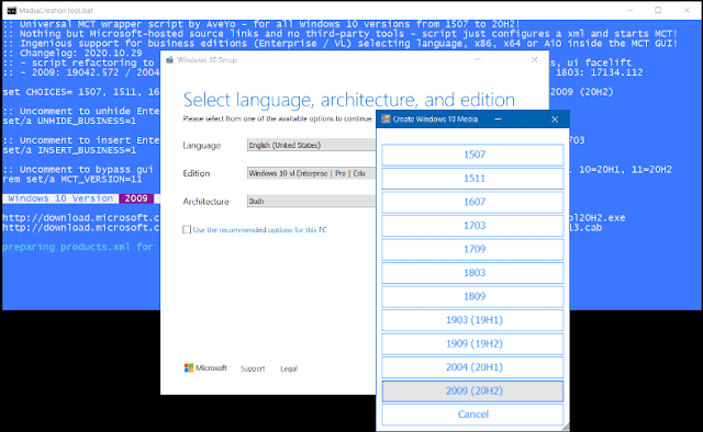 Universal MediaCreationTool İle Windows 10 ISO İndirme