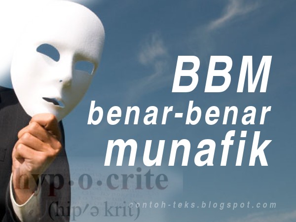 Benar-benar Munafik - Contoh Teks