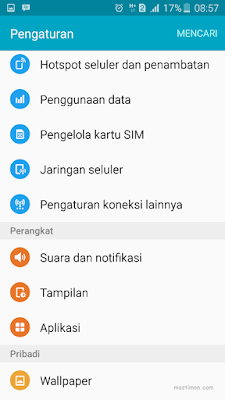 Cara menganti ukuran Huruf dan jenis Font di Android anda 