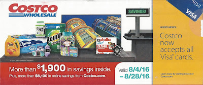 Current Costco Coupon August 2016