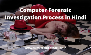 cyber forensics investigation process