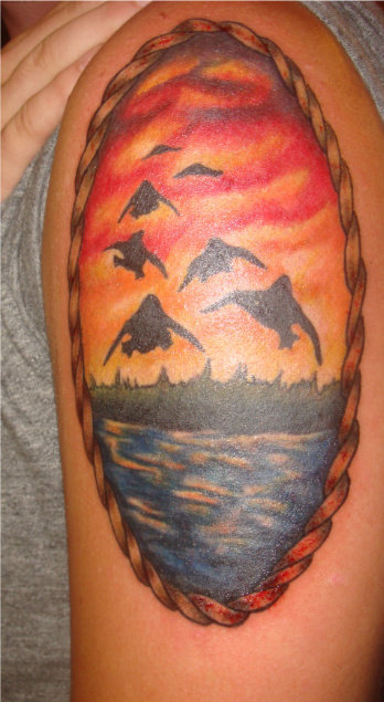 Sunset tattoos ideas images