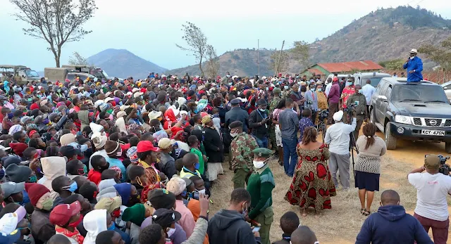 ODM boss Raila Odinga tour Taita Taveta county. FILE