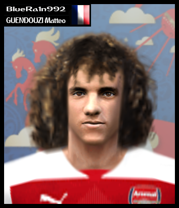 Face Matteo Guendouzi | Arsenal FC | By BR92