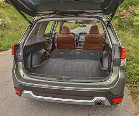 Rear view of 2019 Subaru Forester Touring