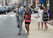 PHOTO: Obama Family Attends Easter Sunday Church Service 2013.