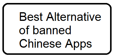 Best Alternatives to Chinese apps banned in India