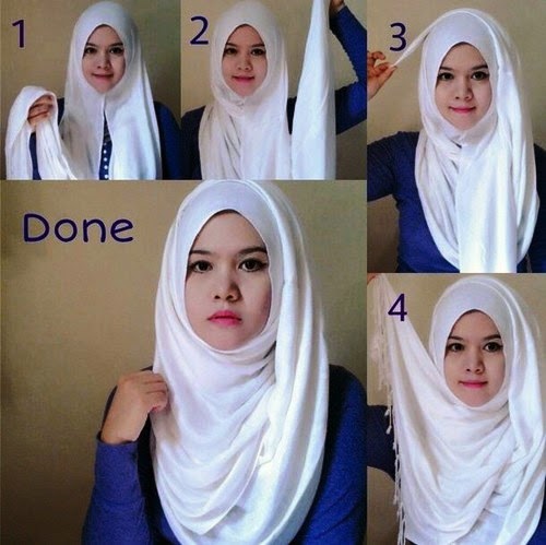  Cara Pakai Jilbab Modern Untuk Wajah Bulat Model Jilbab 