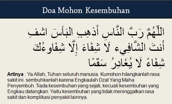 Doa Mohon Kesembuhan