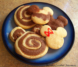 Mickey Mouse Swirl Sugar Cookies from Scarlett's Excellent Adventure