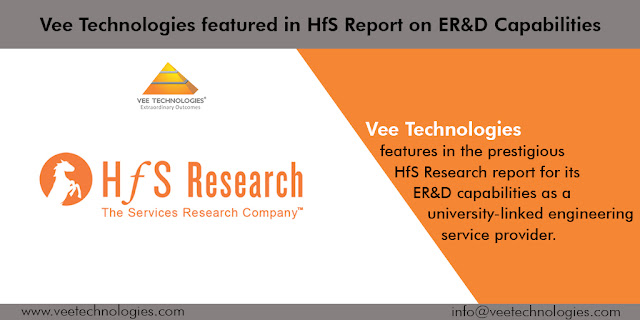   Vee Technologies featured in HfS Report on ER&D Capabilities