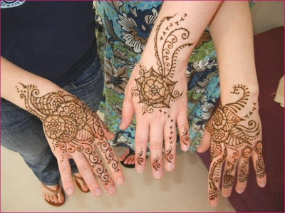 Valentine’s Latest Mehndi Designs 2013 For Girls