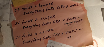 Steven Tyler said the first two lines... so good... then I added the last one... I just had too!!! Simple thoughts as these sometimes just get lost in the moment! Sometimes... simple IS better! Simple can inspire just as much as a truly profound statement!!