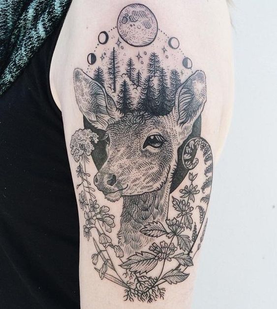 Top 50 Amazing Deer Tattoo Ideas + Designs (2020 Guide) Top 50 ไอเดียรอยสักรูปกวาง