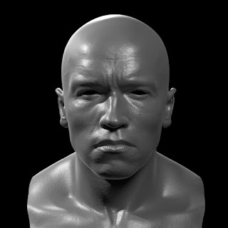 Arnold Schwarzenegger head 3D model