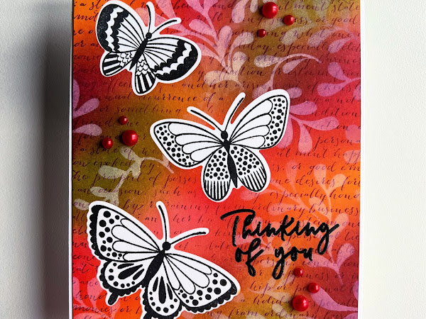 Butterflies and Ink Layering