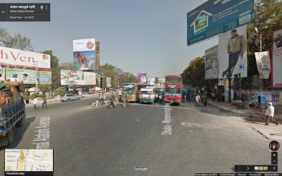 Hino, Ashok-Leyland Titan, Dhaka, Bangladesz, Google Street View