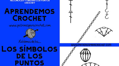 Símbolos de crochet para usar en patrones | Aprende crochet desde el principio