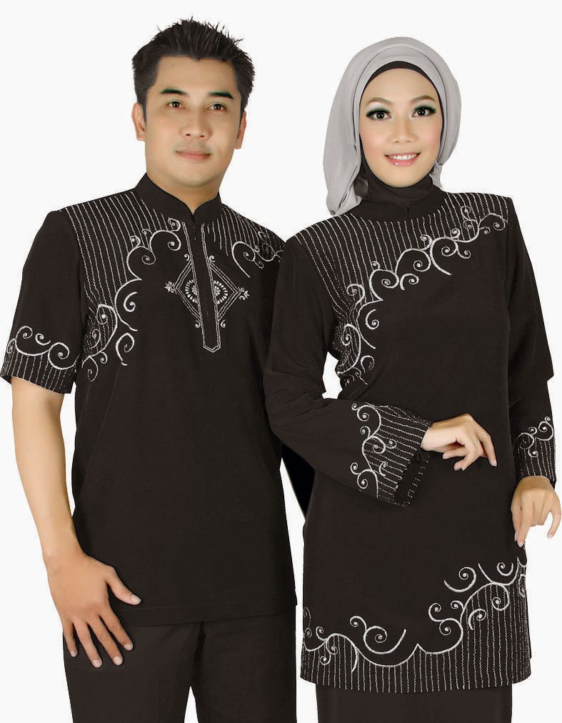  Model  Baju  Couple  Terbaru Busana Muslim Lebaran  2019