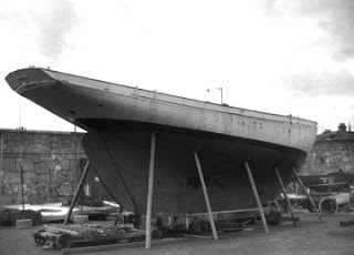 Asgard, 1960, Dublin docks