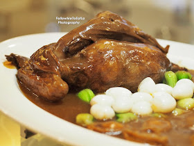 Treasures Chest Duck, Braised with Abalone and Soft Boiled Quail Egg