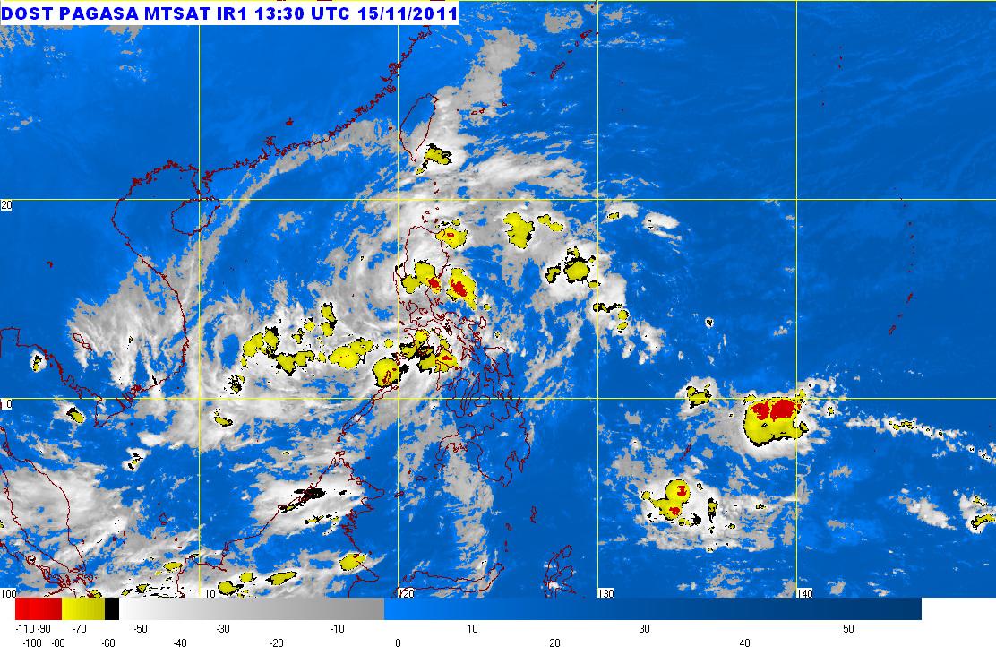 Weather Forecast Philippines Today - 11.15.11 PM