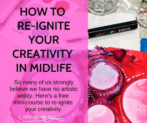 So many of us strongly believe we have no artistic ability. Here's a free mini-course to  re-ignite your creativity.