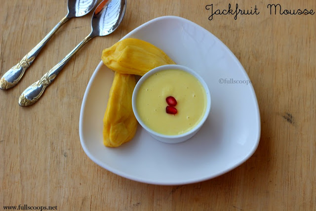 Eggless Jackfruit Mousse