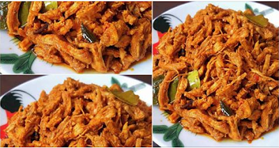 Resep Lezat Ayam Suwir With Spices Bumbumnya Bikin Nagih