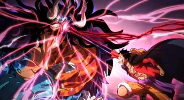 One Piece 1050 Spoiler: Wano Arc Nearing End, Luffy's Eyes Closed Due to Kaido's Magma Attack?