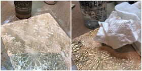 Mixed Media Techniques Tutorial by Sara Emily Barker for The Funkie Junkie Boutique https://frillyandfunkie.blogspot.com/2019/01/saturday-showcase-easy-mixed-media.html Tim Holtz Sizzix Alterations Ice Flake 3