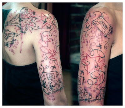 music tattoos