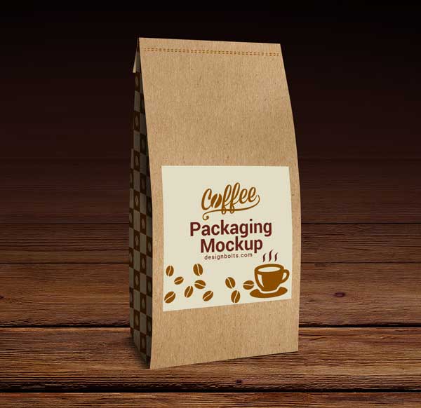 Coffee Packaging Mock-up PSD