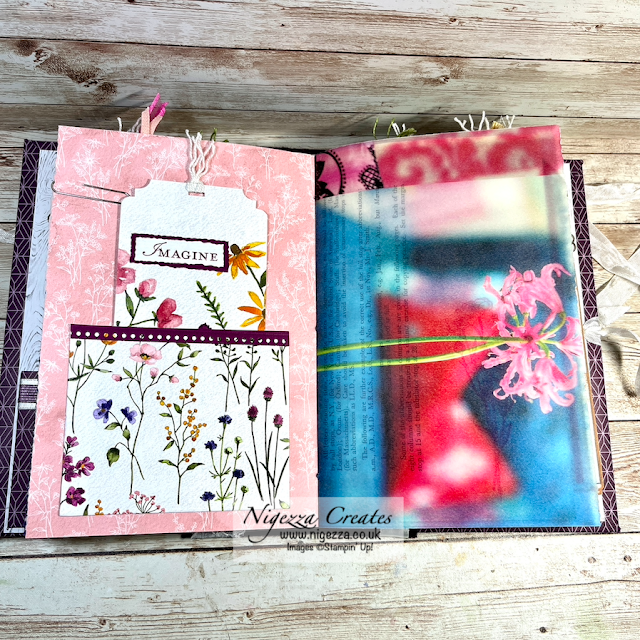Non Vintage Dainty Flower Journal Flip Through