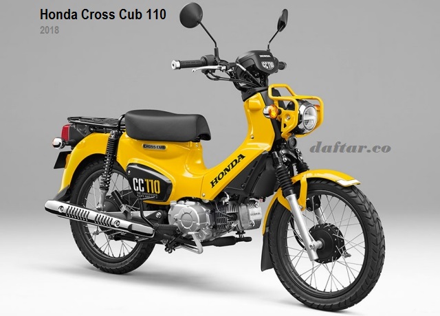 2018 Honda Cross Cub 110 Yellow