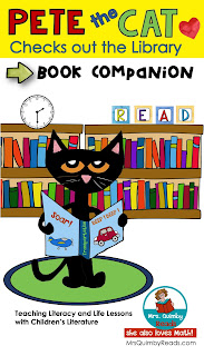 Pete the Cat Checks Out the Library