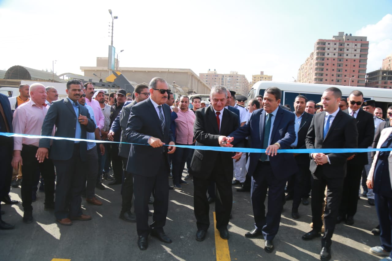 للقضاء على التكدس المروري..افتتاح محور الـ 47 بمدينة كفر الشيخ - صور