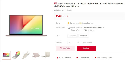 ASUS VivoBook S13 S330UN Intel Core i5