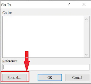 Go To Special in Excel in Hindi