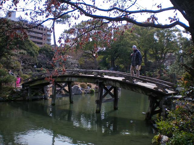 En un jardín de Kioto