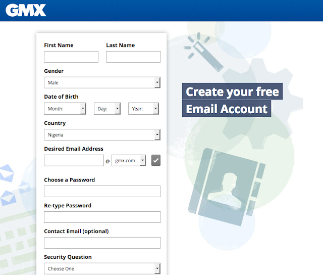 GMX account sign up