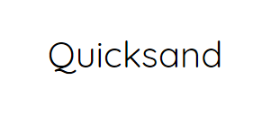 Font Quicksand